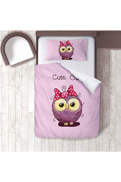 instababyrooms Children's Room Cotton Lu Duvet Cover Set Bed Sheet Sız Baykuş