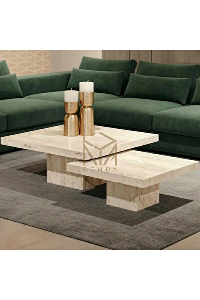 Luna Bergen Mermer Sehpa