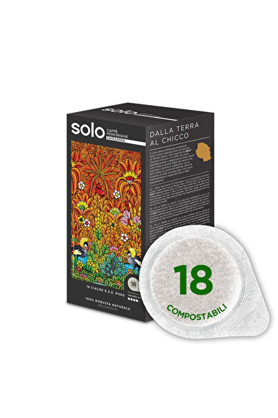 Solo Cafea de origine pentru o persoană Tanzania - 18 pliculețe ESE 44 mm