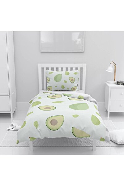 instababyrooms غرفة الأطفال قطن لوه طقم غطاء لحاف ملاءة سرير سيز أفاكوادو رقم...