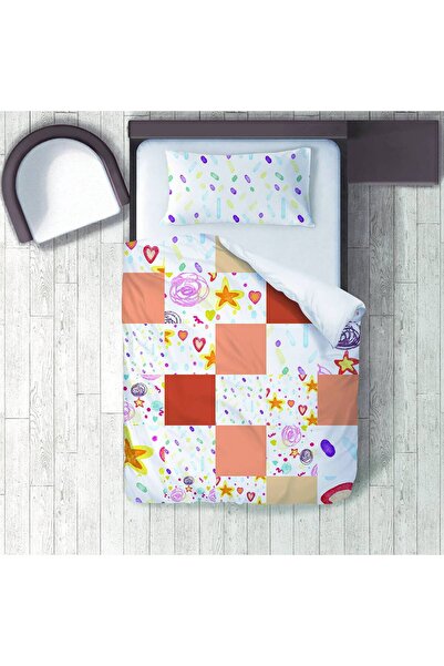 instababyrooms غرفة الأطفال قطن لو طقم غطاء لحاف ملاءة سرير رسومات صبيانية