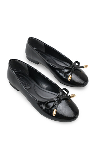 Riccon Ženska Baletanke 001207 crna rustikalna