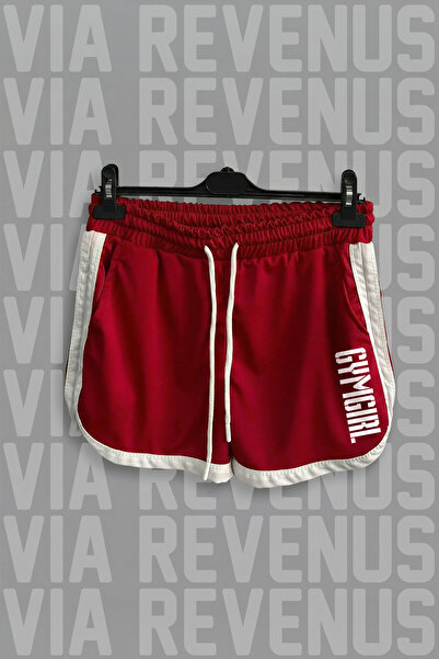 Vordevia Gym Girl Lettering Printed with Side Strips Piped Detail Women's Spo...