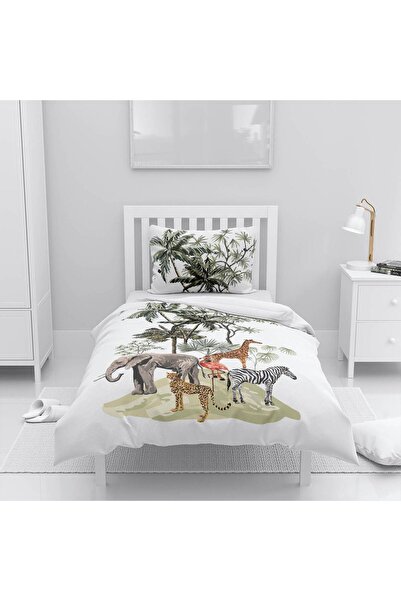 instababyrooms Children's Room Cotton Lu Duvet Cover Set Bed Sheet Sız Orman ...