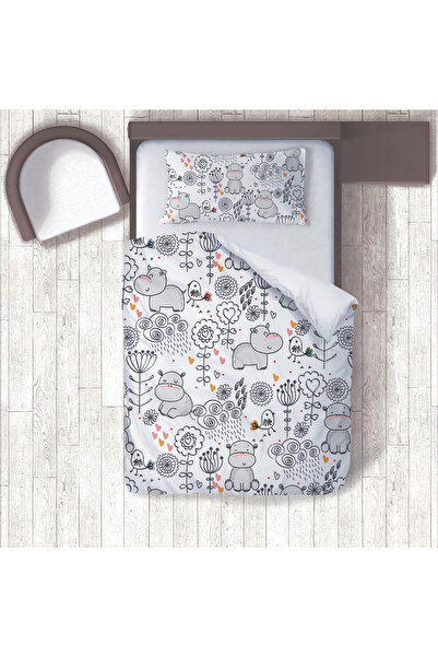 instababyrooms Children's Room Cotton Lu Duvet Cover Set Bed Sheet Sız Su Ayg...