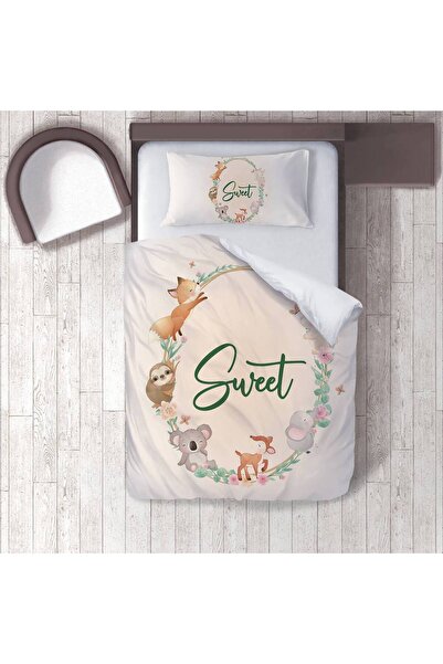 instababyrooms Children's Room Cotton Lu Duvet Cover Set Bed Sheet Sız Orman ...