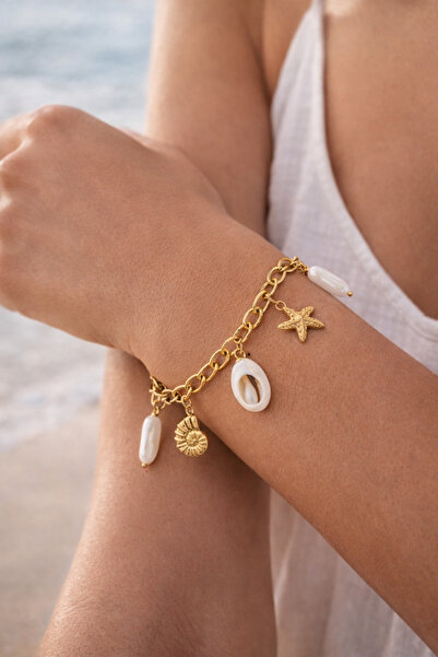 Mope Accessories Sea Themed Charm Bracelet