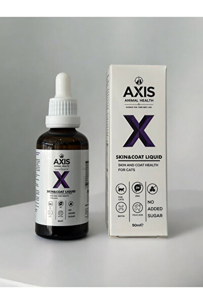 Axis Animal Health Skin & Coat Liquid 50 ml | Kediler için Deri ve Tüy Sağlığ...