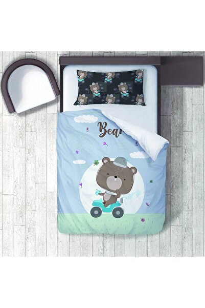 instababyrooms غرفة الأطفال قطن لون طقم غطاء لحاف ملاءة سرير سي سي، دمية دب ر...