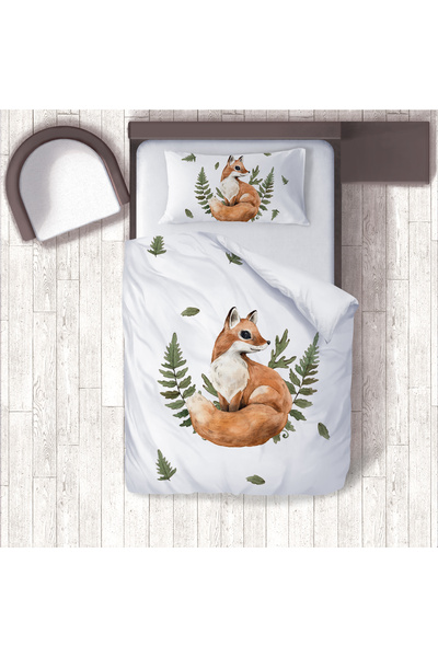 instababyrooms غرفة الأطفال قطن لو طقم غطاء لحاف ملاءة سرير سيز تيلكي، حيوانا...