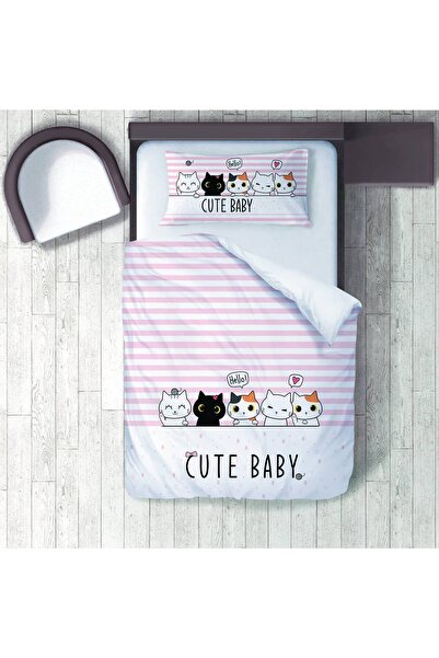 instababyrooms غرفة الأطفال قطن لوه طقم غطاء لحاف ملاءة سرير سيز كات نمبر 00062