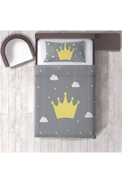 instababyrooms Children's Room Cotton Lu Duvet Cover Set Bed Sheet Sız Taç No...