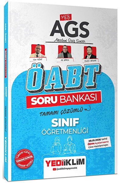 MEB AGS ÖABT Sınıf Öğretmenliği Tamamı Çözümlü Soru Bankası