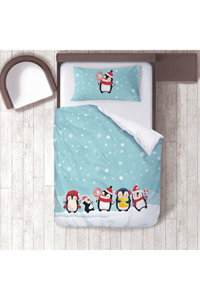 instababyrooms غرفة الأطفال قطن لوج طقم غطاء لحاف ملاءة سرير سيز سيز بينجوين ...