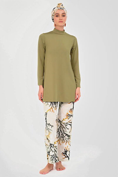 ALFASA Μαγιό Τεσεττούρ με κοραλλί σχέδιο, ύφασμα που απορροφά το νερό ALF24604