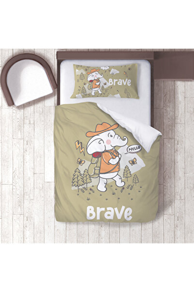 instababyrooms Children's Room Cotton Lu Duvet Cover Set Bed Sheet Sız Macera...