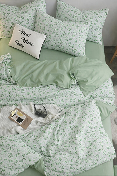 İQON Fitted Sheet Lı Duvet Cover Set Double Sprngçğl