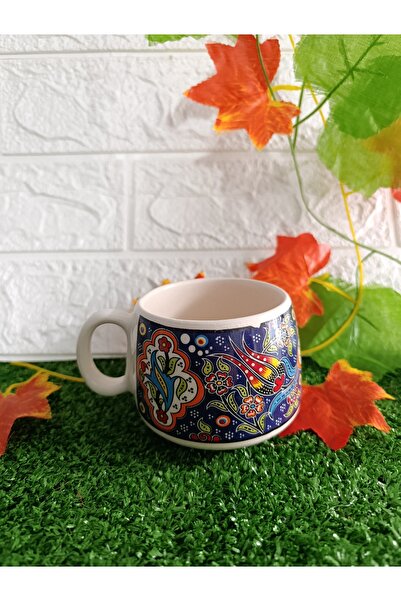 Home Anatolian Porcelain Patterned Ceramic Coffee Cup