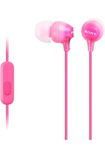 Sony Căști intraauriculare cu fără sârmă MDR-EX15AP și microfon, roz