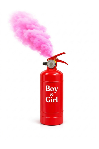 party mix Cinsiyet Belirleme Tüpü 1L – Gender Reveal Tüpü – Pembe/Mavi Duman ...