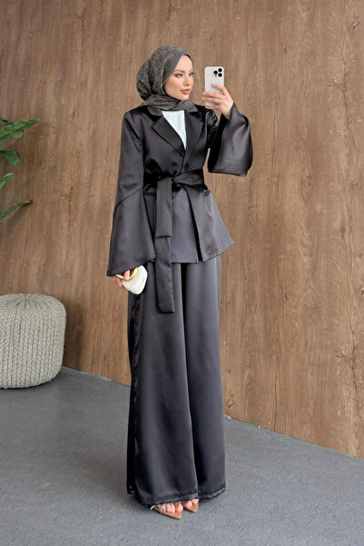 Hazamoda Lüxera Satin Set Bitter Brown