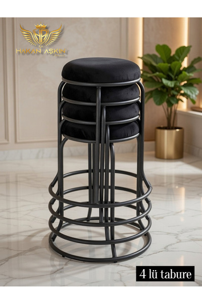 BY HAKAN AŞKIN Özel tasarım Rigel 4 lü Tabure