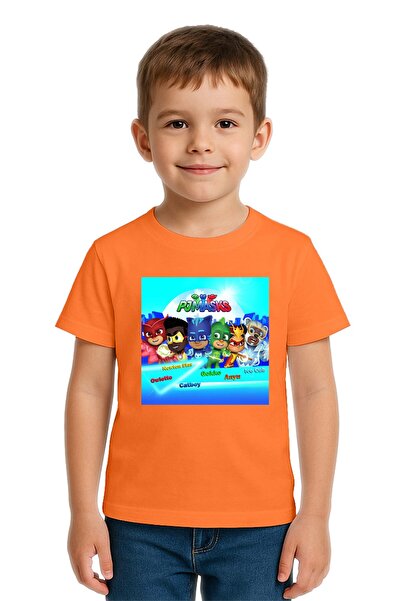 SEDİRLİ Unisex Pijamaskeliler με τύπωμα Παιδικό μπλουζάκι Βαμβάκι από χτενισμ...