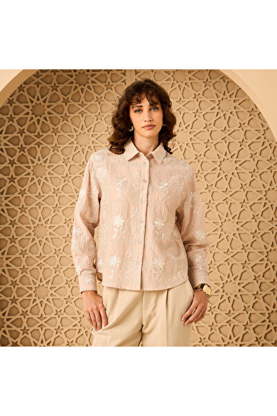 Generic Embroidered Boxy Shirt