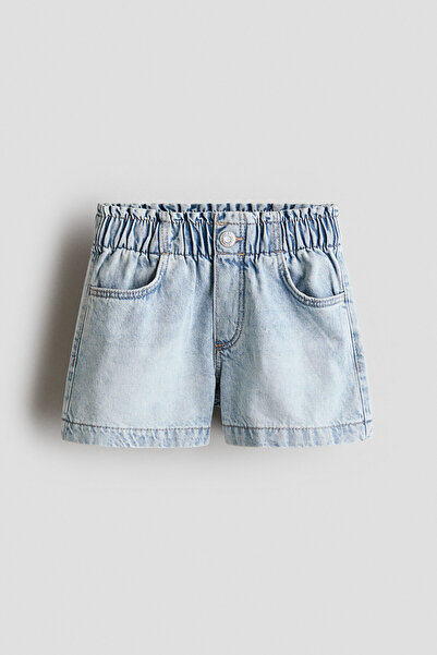 H&M Loose Fit Kot Şort