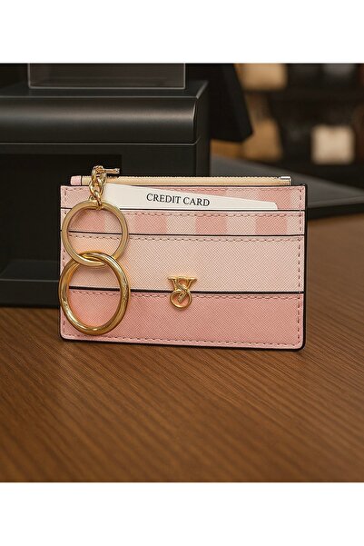BEDA STORE Pink Card Holder