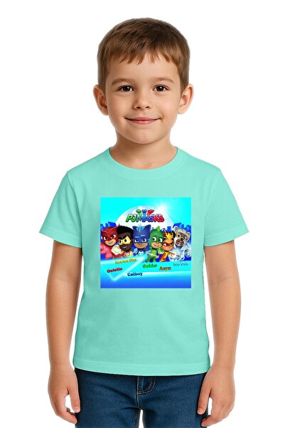 SEDİRLİ Unisex Pijamaskeliler με τύπωμα Παιδικό μπλουζάκι Βαμβάκι από χτενισμ...