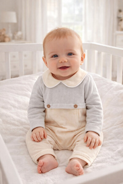 Kids Erkek Bebek Premium Tulum – Yumuşak Pamuklu