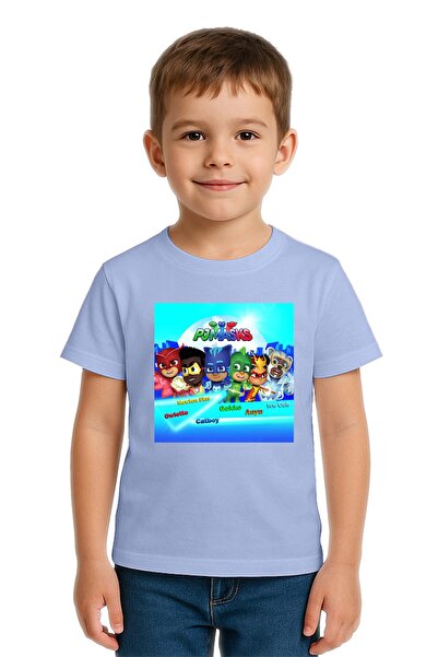 SEDİRLİ Unisex Pijamaskeliler με τύπωμα Παιδικό μπλουζάκι Βαμβάκι από χτενισμ...