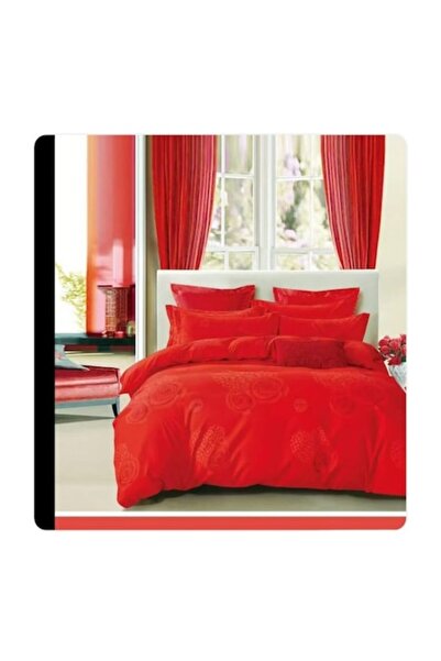 MASHASHOP Bed Linen Set, 6 Pieces, Satin Cotton, Elastic Sheet, Printed Desig...