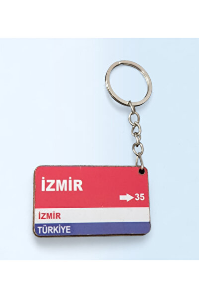İzmir Temalı Metal Anahtarlık – Şehir Tasarımlı Hediyelik Anahtarlık | Türkiye