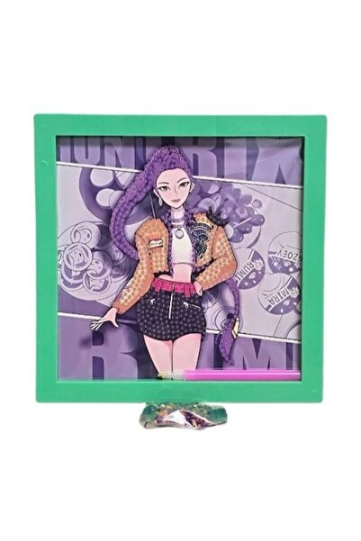 MASHASHOP Kit de pictură cu diamant, K Pop Demon Hunters, 5D, 19 x 19 cm