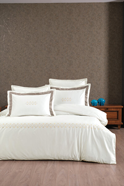 First Choice Merisa 100% Egyptian Cotton 400 Tc (160 Thread) Double Duvet Cov...