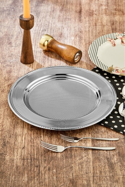 moontime alaçatı 33 cm Metal Supla, Şık ve Parlak, Modern Dekorasyon İçin Mük...