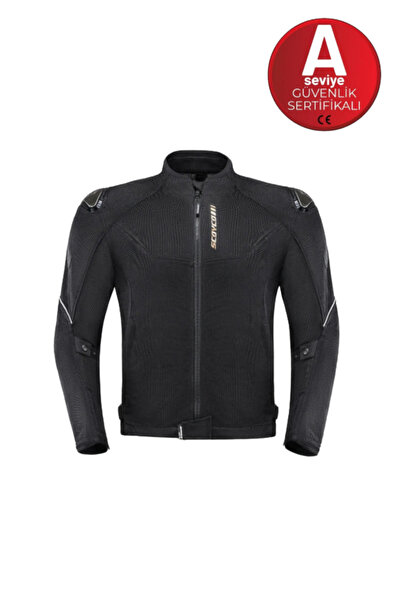 Scoyco JK194 Yazlık Tam Fileli Motosiklet Montu Çelik Omuz Korumalı Nefes Ala...