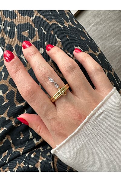 ringbox خاتم مزدوج مع حلية متدلية