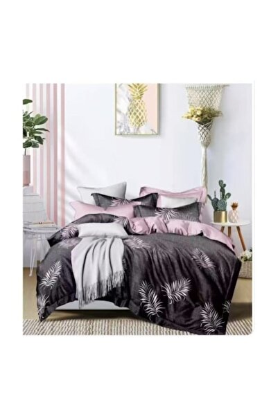 MASHASHOP Bed Linen Set, 6 Pieces, Satin Cotton, Elastic Sheet, Printed Desig...