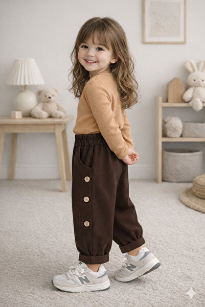 Süslüm Kids Girl's Pants and Badi Set