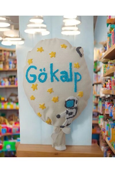 Handmade Kişiye Özel İsimli Punch Nakış Balon Kapı Süsü – Bebek Odası Dekoru ...