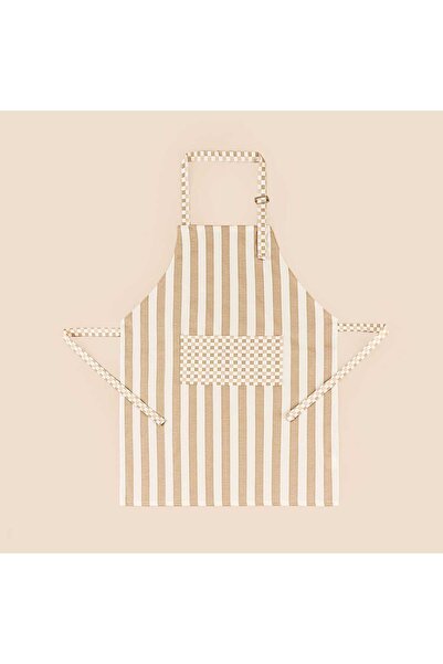 ASPARTAM Soft Riga Kitchen Apron - Beige / Ecru - 54X78 cm