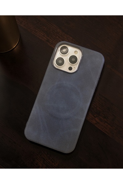 KILIF HOUSE iPhone 17 Pro Max Compatible Premium Fabric Textured Magsafe Supp...