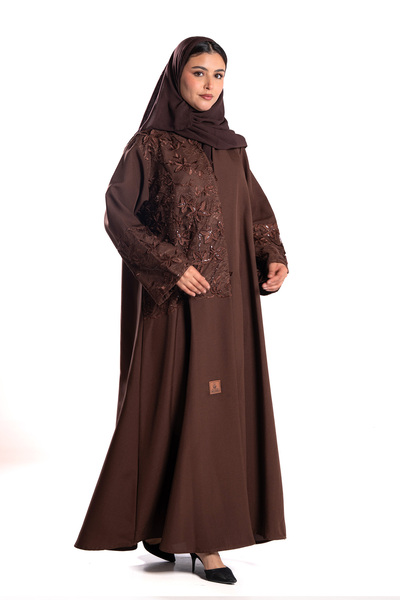 Hasnaa Abaya Ahed's abaya in brown