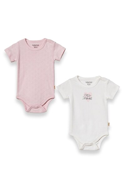 BabyCosy Organic Wear طقم بودي للأطفال بأكمام قصيرة مكون من قطعتين بنسبة 100%...