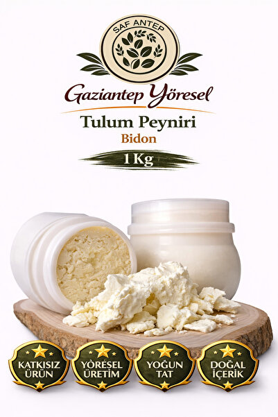 safantep Gaziantep Yöresel Bidon Tulum Peyniri 1 Kg Doğal Geleneksel Ev Lezzeti