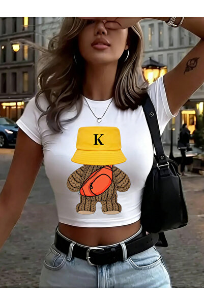 NOISSEY Sportska Vuna komadna majica sa medvedom Štampano ženska bebi majica ...