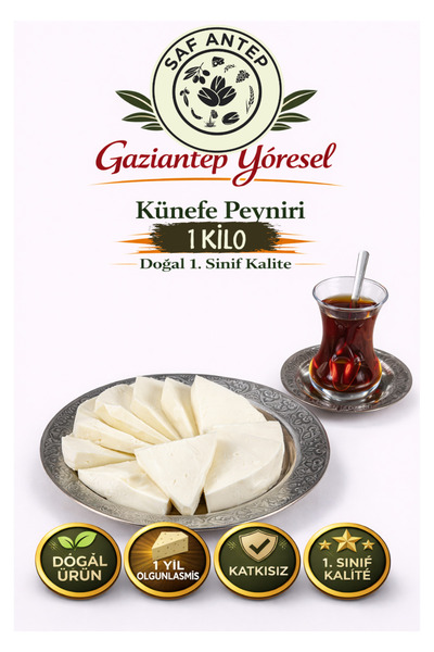 safantep Gaziantep Yöresel Künefe Peyniri 1 Kg Doğal Taze Geleneksel Ev Lezzeti